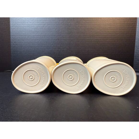 Vtg Tupperware Pump Dispensers Condiments Ketchup Mayo Mustard Set Of 3 *READ - Picture 8 of 12